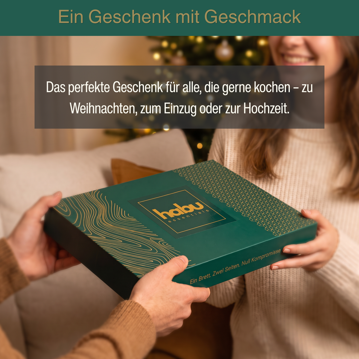 Schneidebrett Walnussholz & Edelstahl – doppelseitig, FSC-zertifiziert